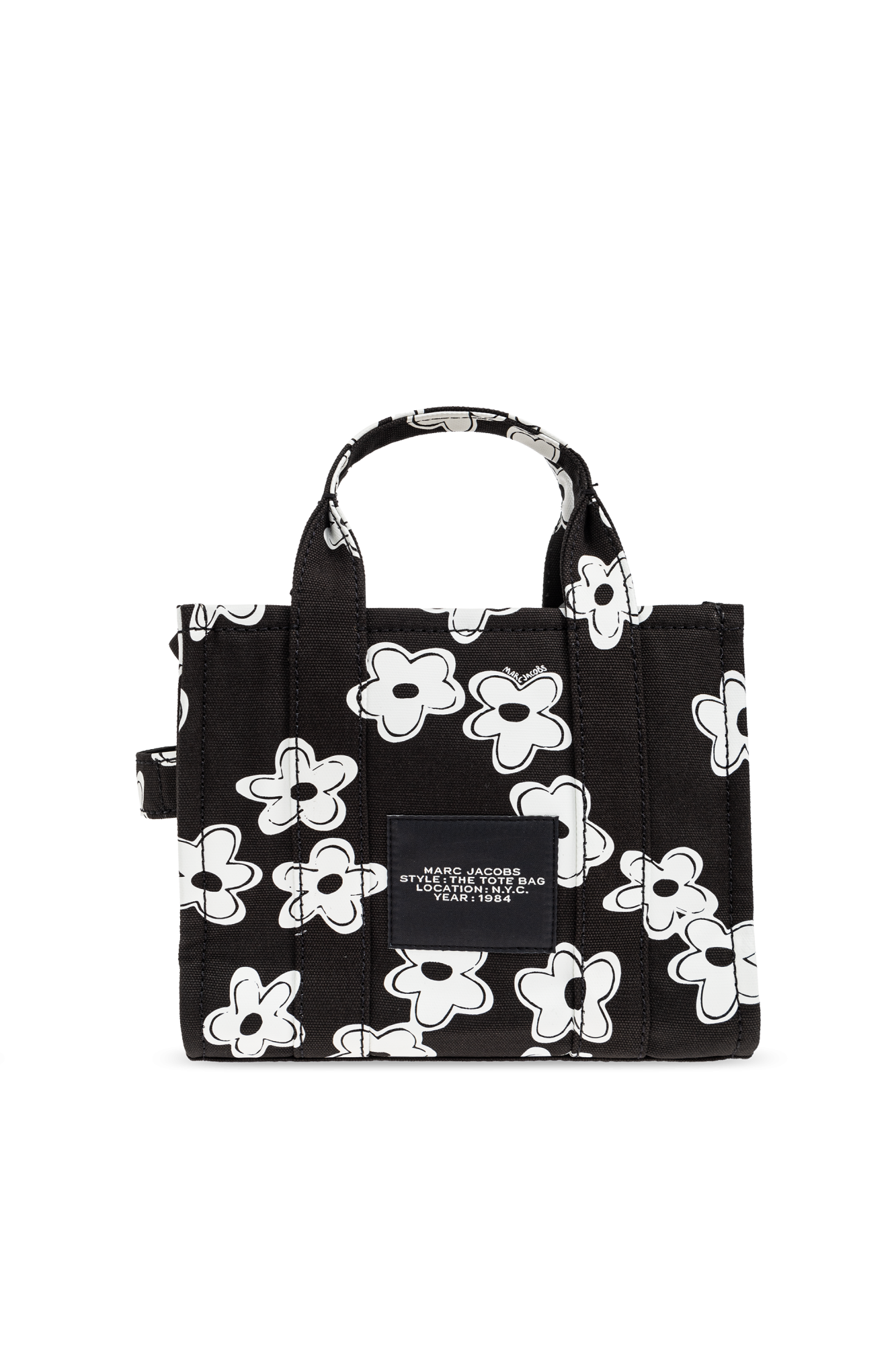 MARC JACOBS THE TOTE BAG ホワイト/ブラック Marc Jacobs The Medium Tote Tote in White | Lyst